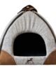 cuccia igloo marrone (5) cuccia cane